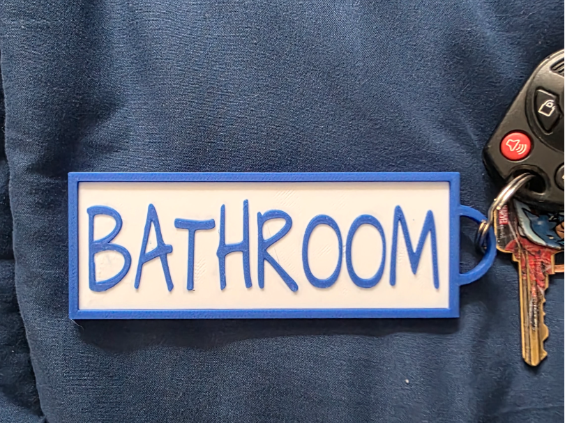 Bathroom Key (Keychain)