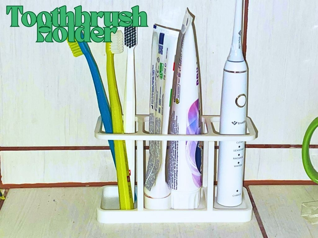 Toothbrush and Toothpaste Holder - modern design