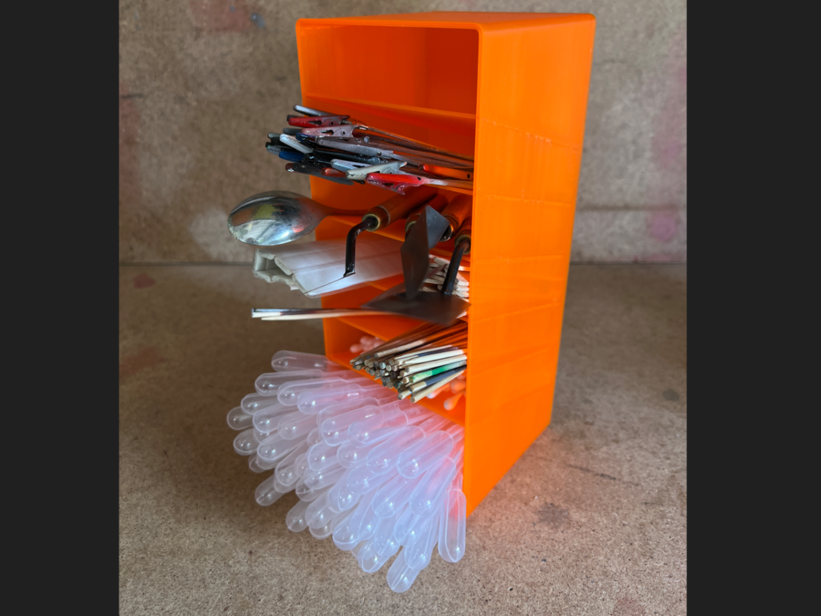 Hobby Supply Holder