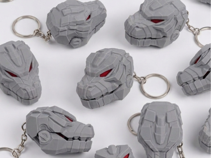 Mechagodzilla Keychain