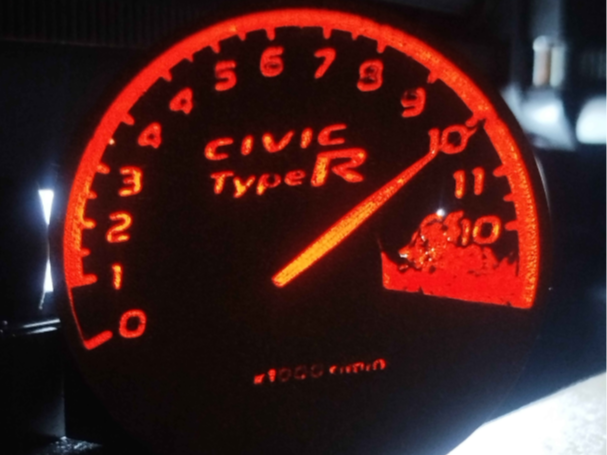 Lightbox honda tachometer