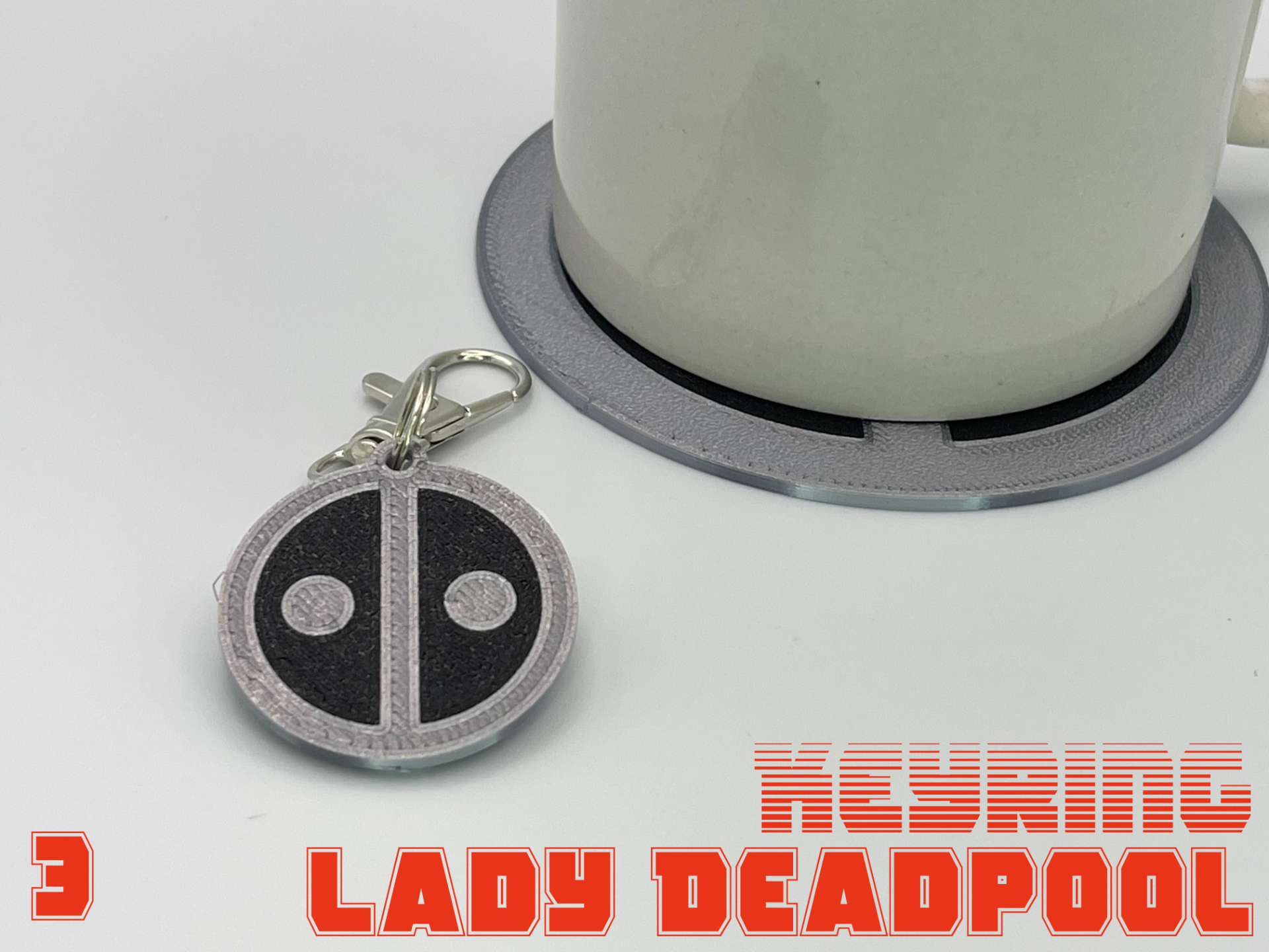 Lady Deadpool Keyring [Style 3]