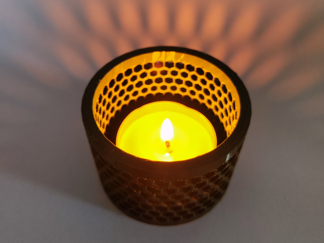 Honeycomb Tealight Candle Holder