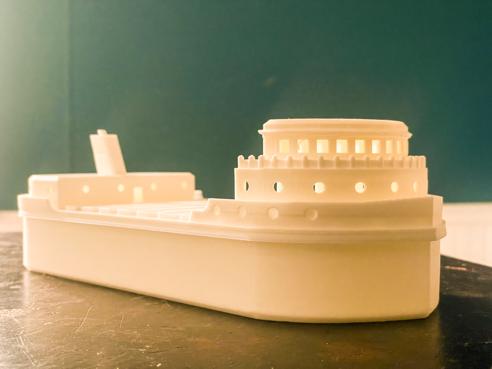 Great Lakes Freighter – Toy Boat Model