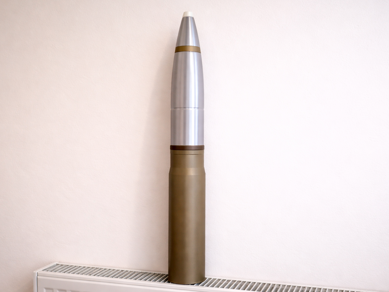 75mm tank shell container - only 2 parts!