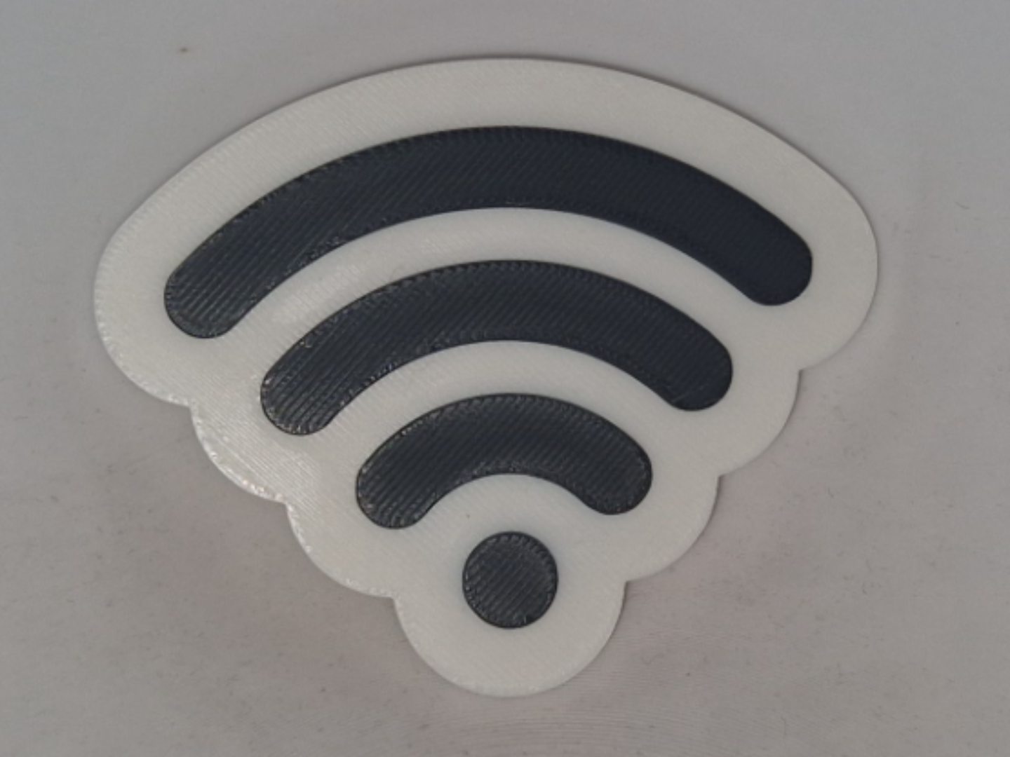 WiFi NFC Tap Sign (Embedded NFC Tag Holder)