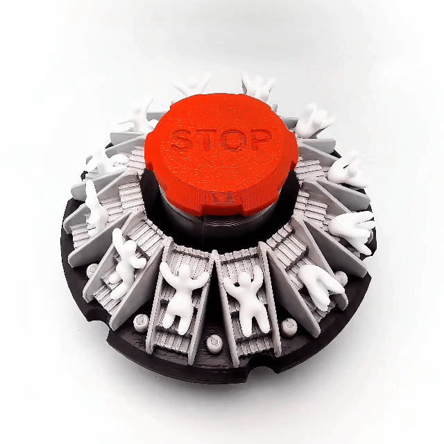 Escalator Fail Zoetrope Spinner (READ DESCRIPTION)