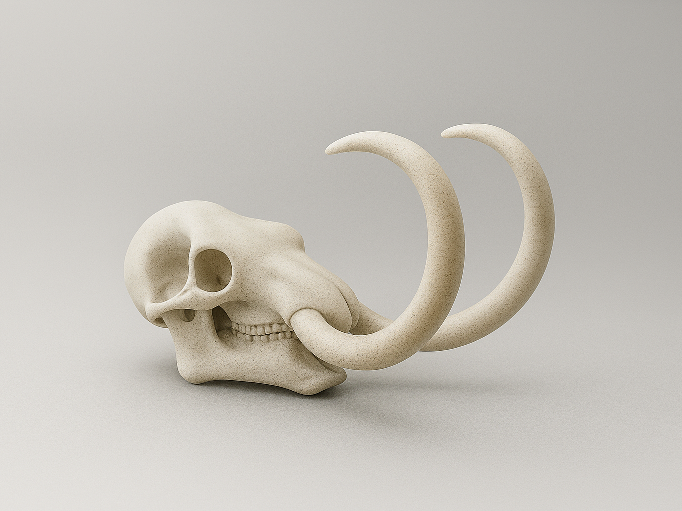 Woolly Mammoth Skull