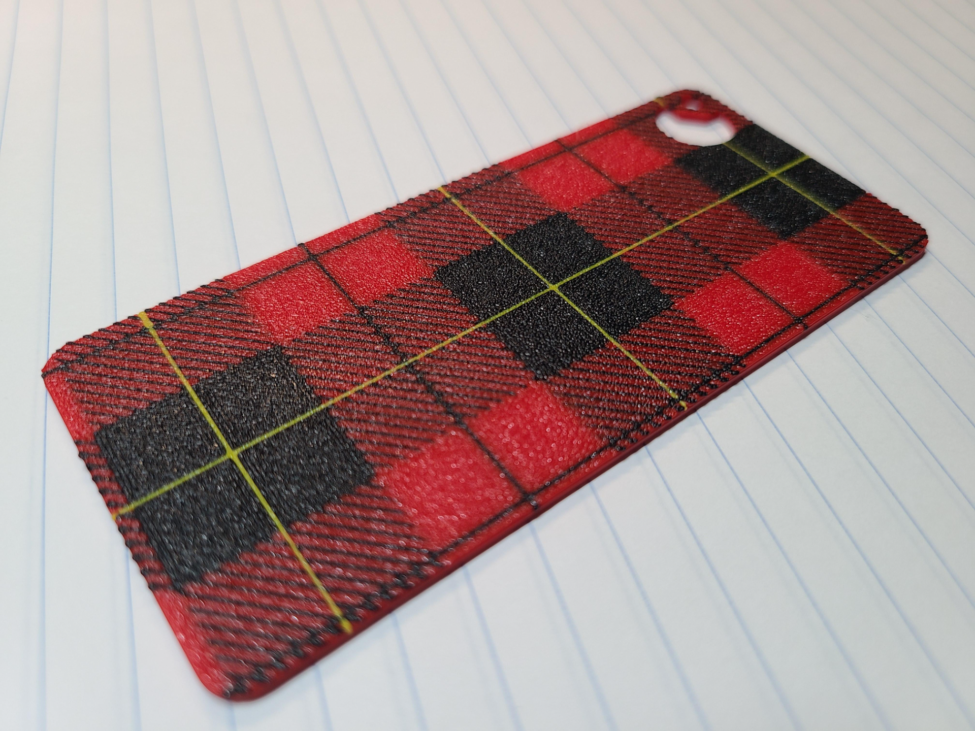 Tartan Pattern Filament Swatch