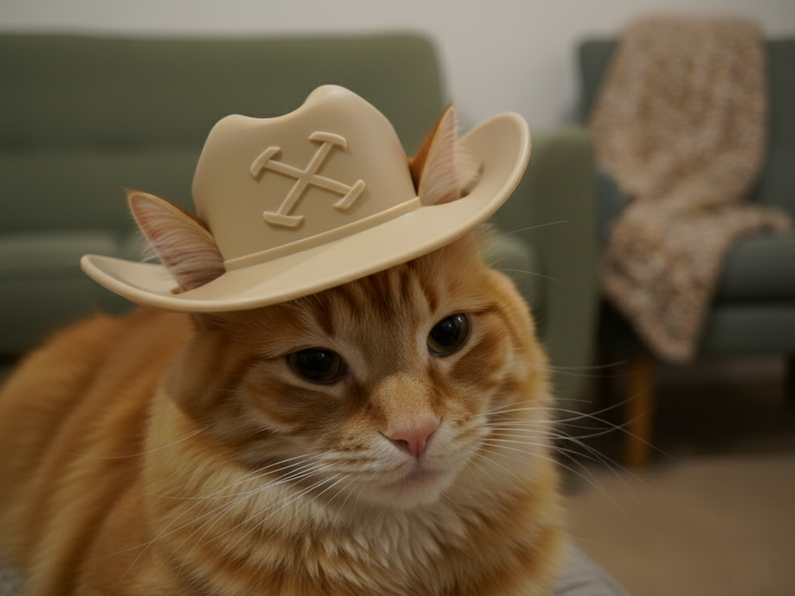 The Purr-fect Cowboy Hat