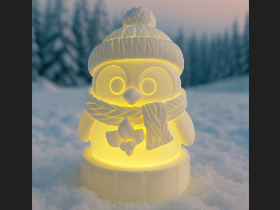 Leuchtpinguin der Winterfreude KC008