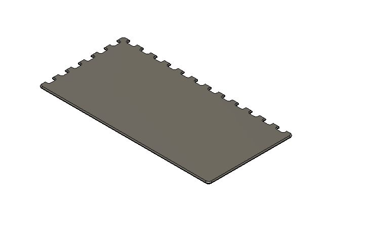 Glue Scraper - 0.125" Notched