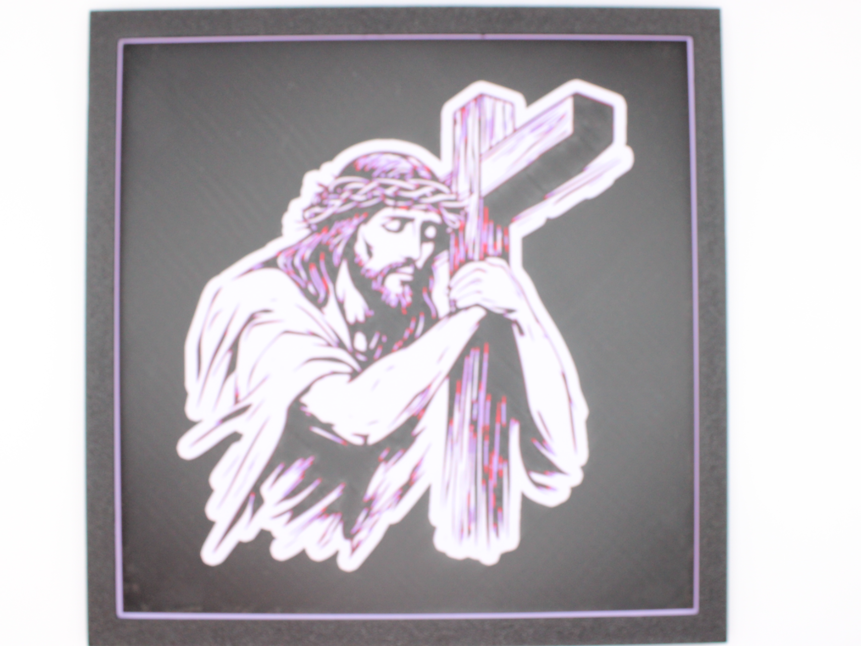 Jesus Carrying cross Hueforege