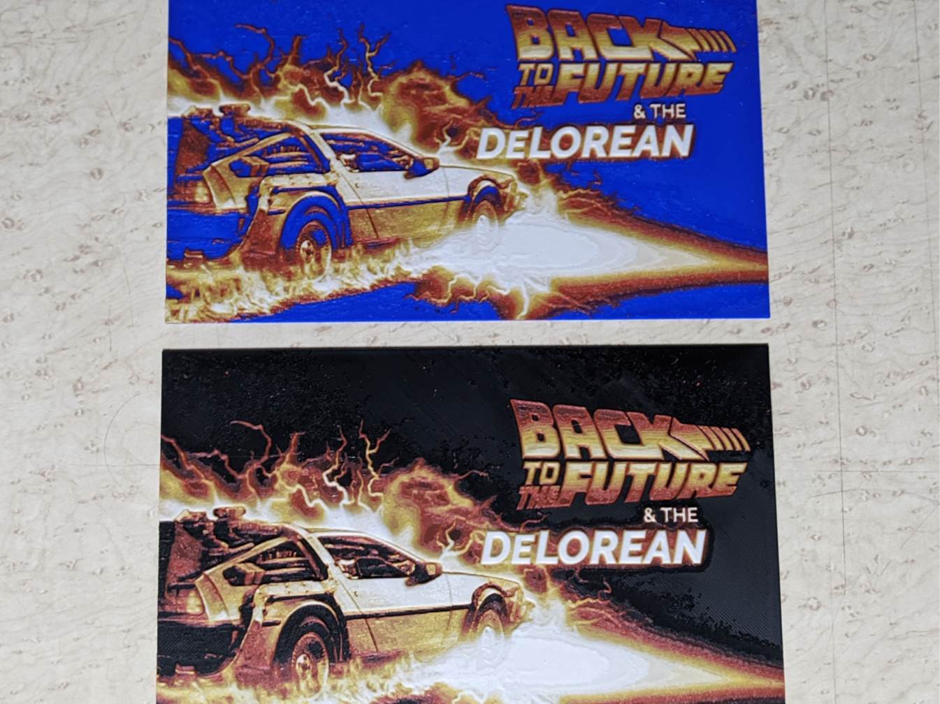 Back to the Future & The Delorean HueForge