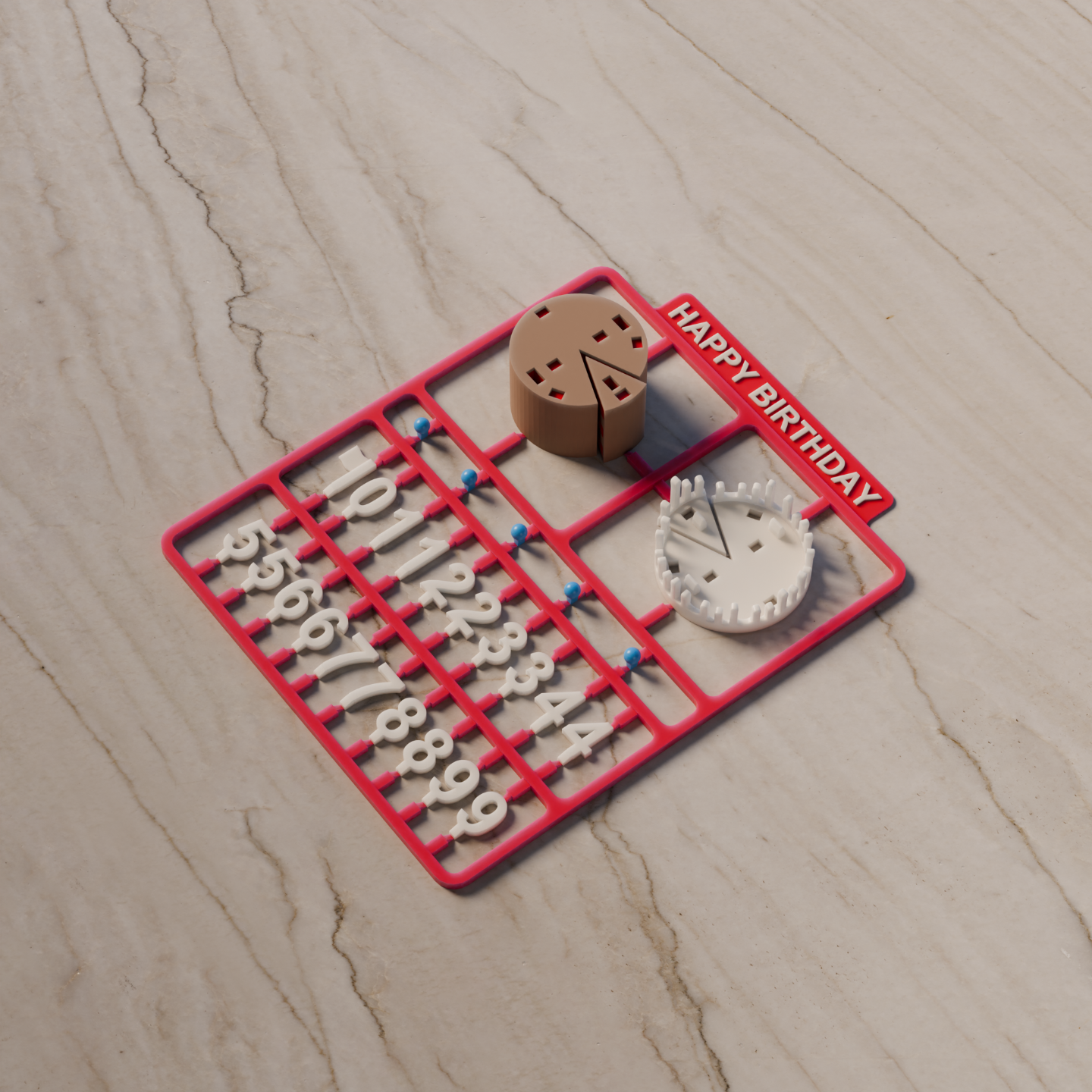 Happy Birthday Kit Card | Cake