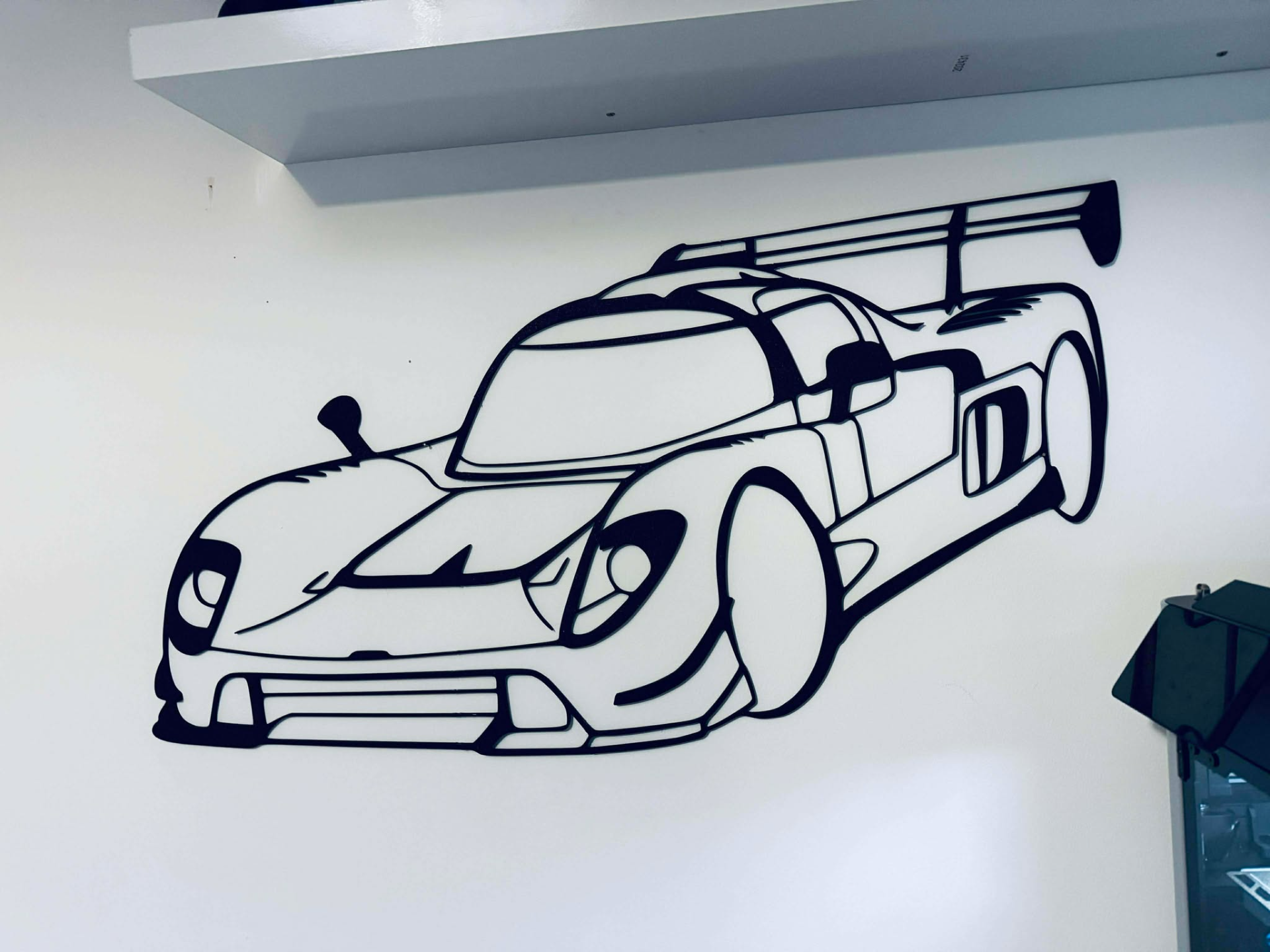 ultima GTR wall art silhouette 100 cm sectional