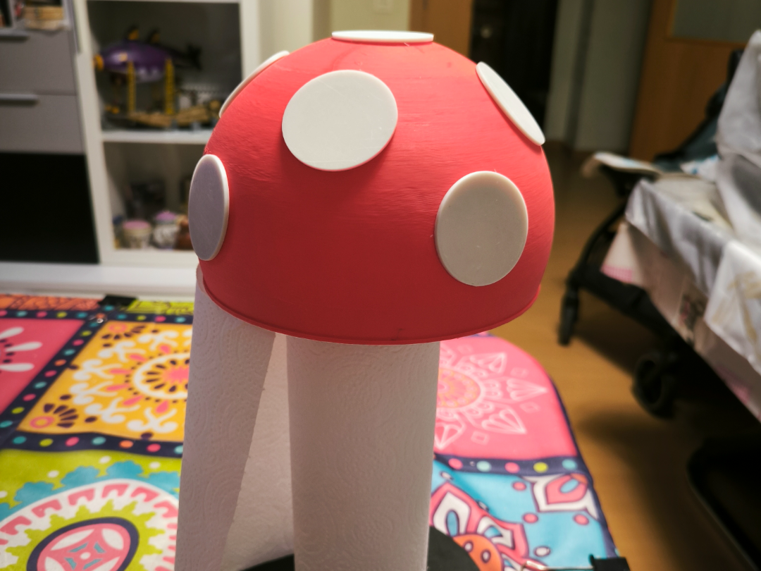 Mushroom Paper Roll Holder