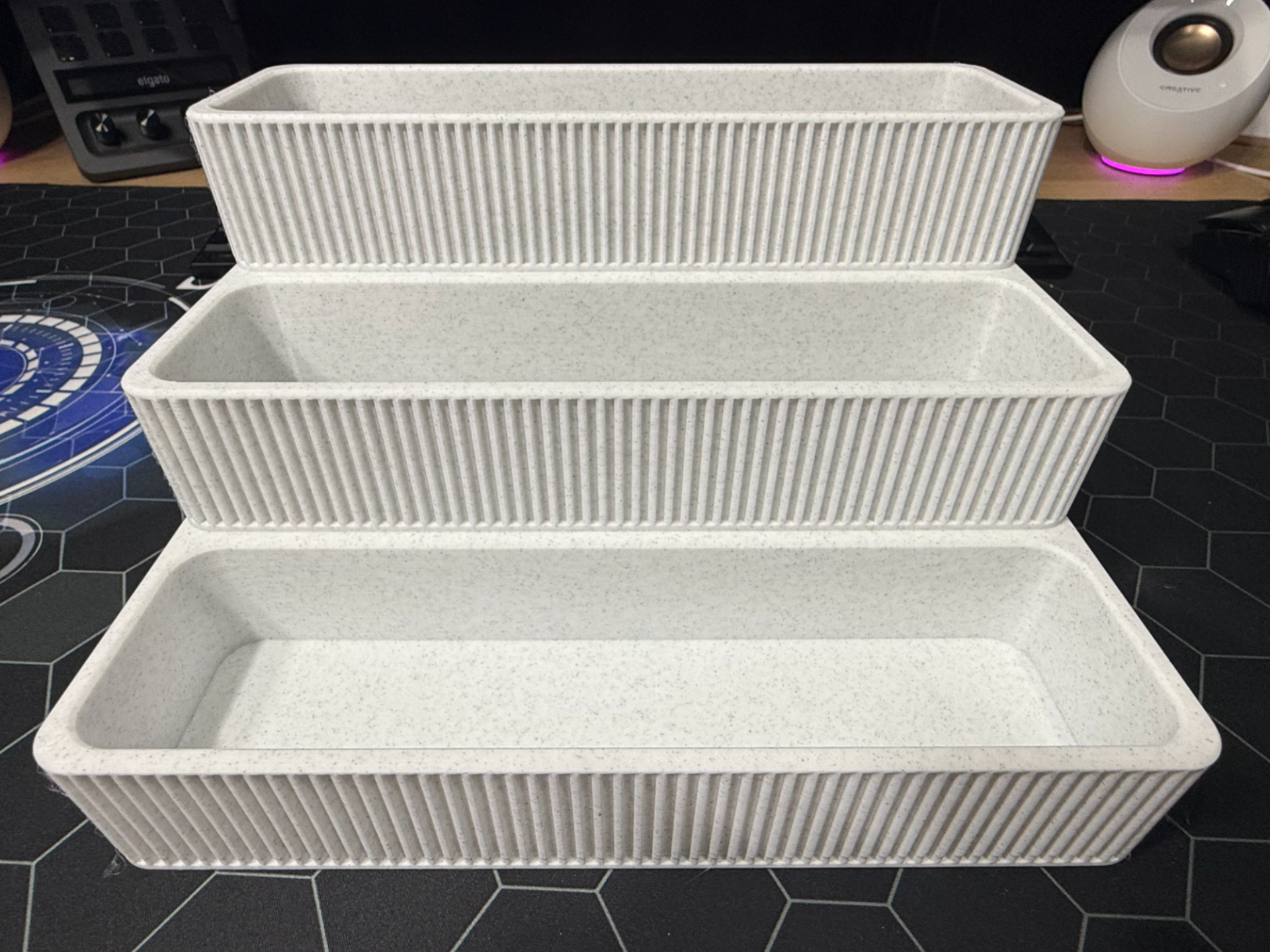 Japandi 3 Tier Cosmetics Stand