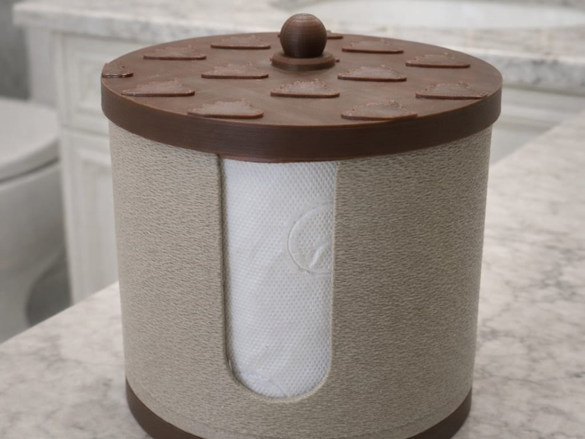Contentedor papel higiénico elegante y divertido