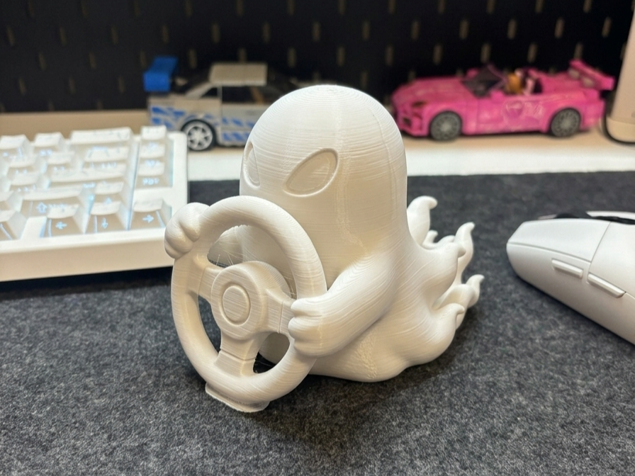 JDM Drift Ghost | Steering Wheel Racing Figure