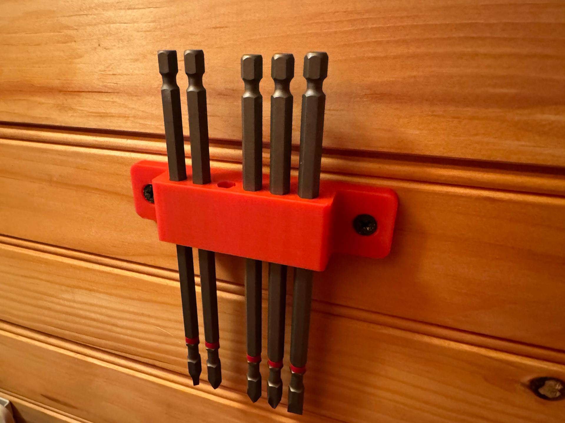 Bit Holder (6 bits) for drill/screwdriver for wall