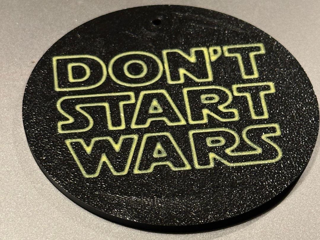 Don't start wars (Star Wars inspired)