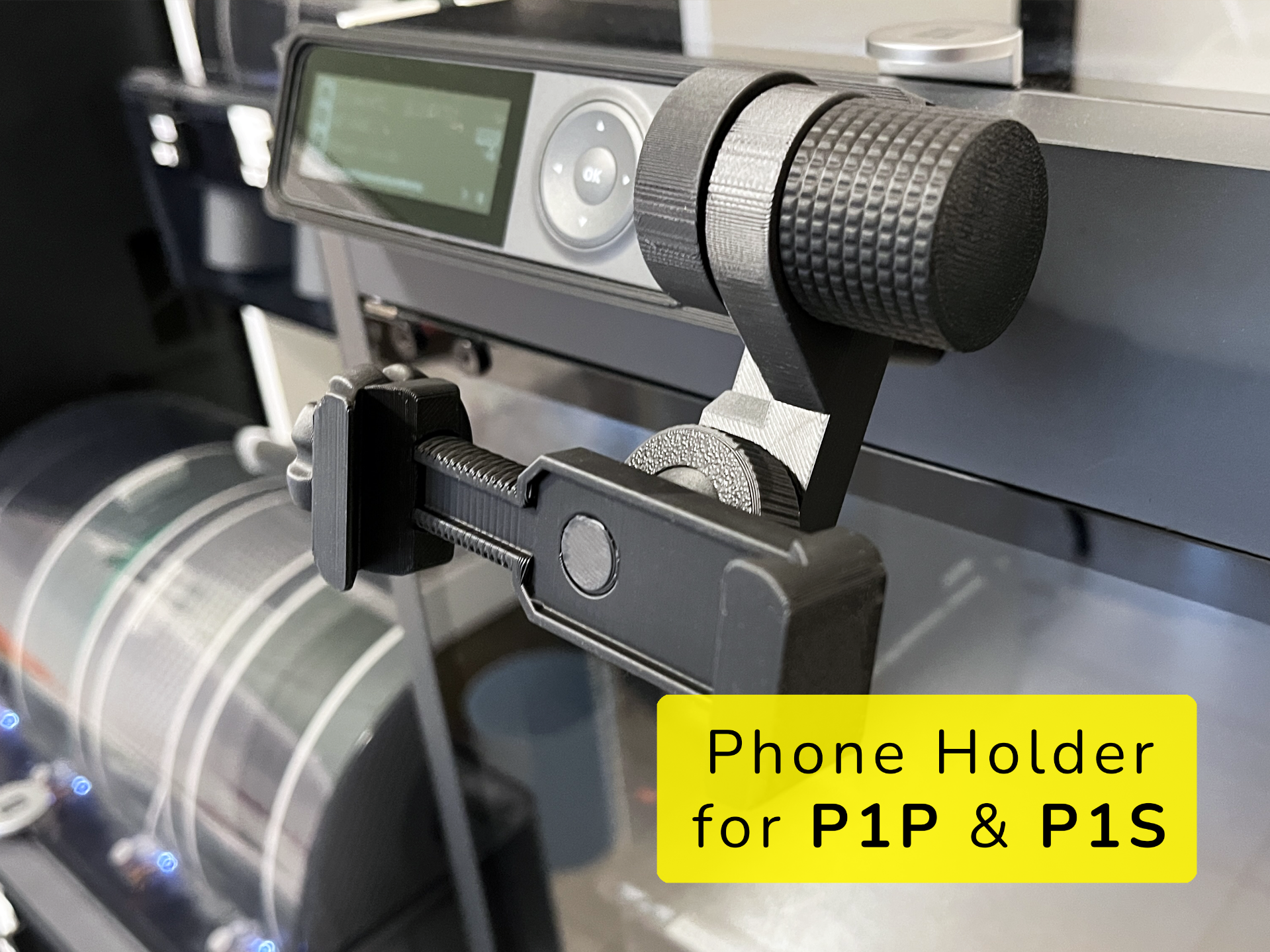 Phone Holder for Timelapses for P1S & P1P