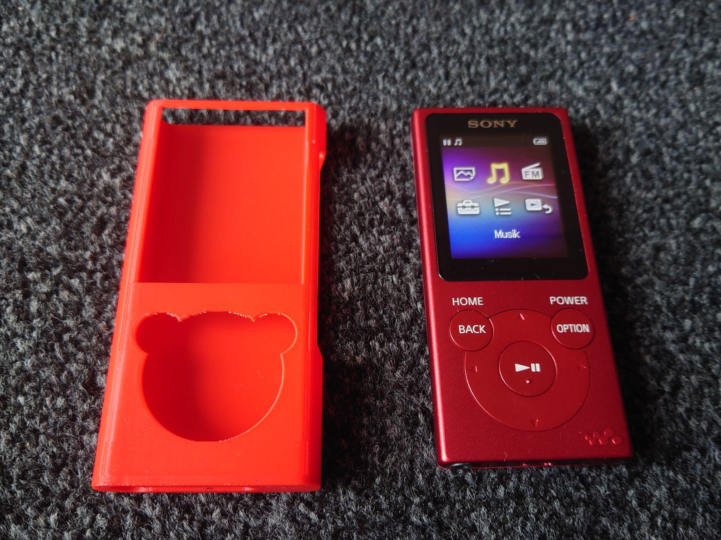 SONY WALKMAN MP3 PLAYER NW-E394 CASE HÜLLE COVER
