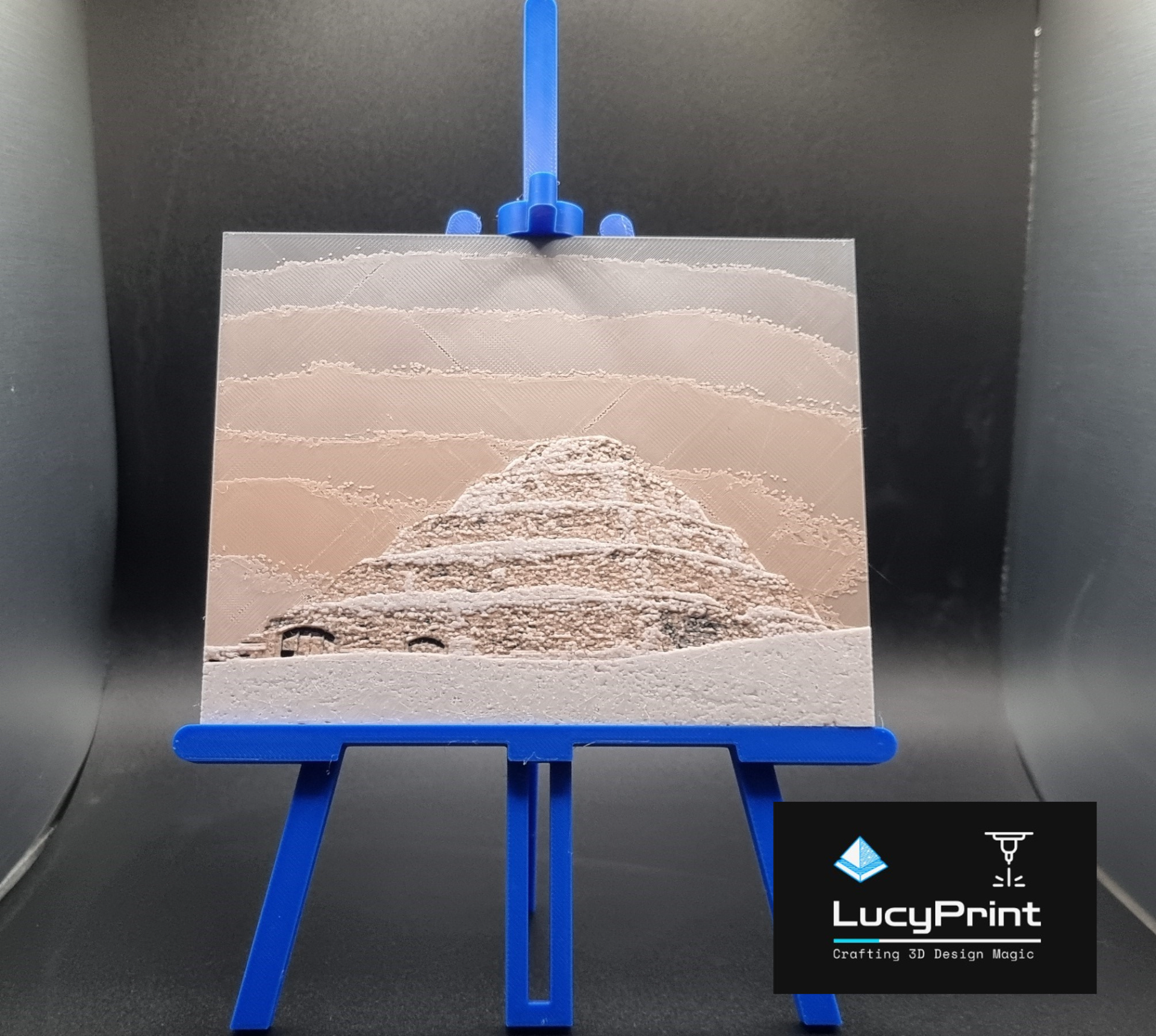 Sakkara Pyramid HueForge → Own image