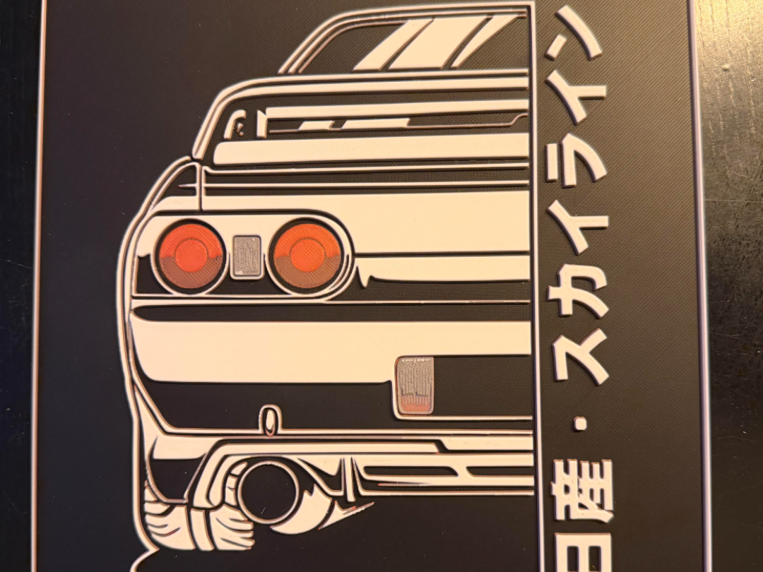 Nissan R32 GTR HueForge