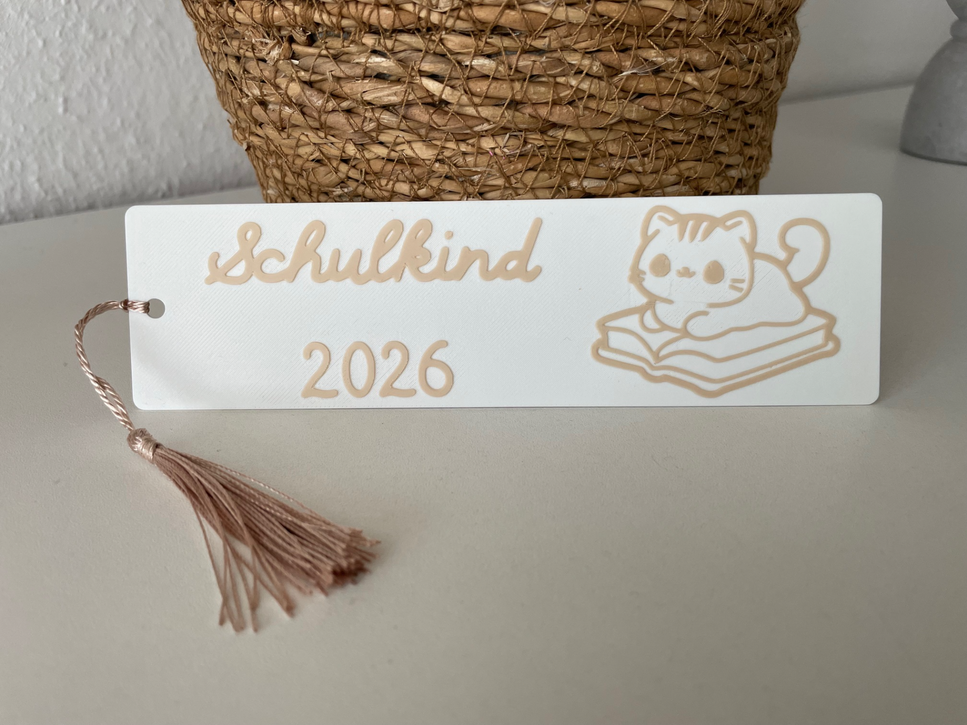 Lesezeichen Schulkind 2026