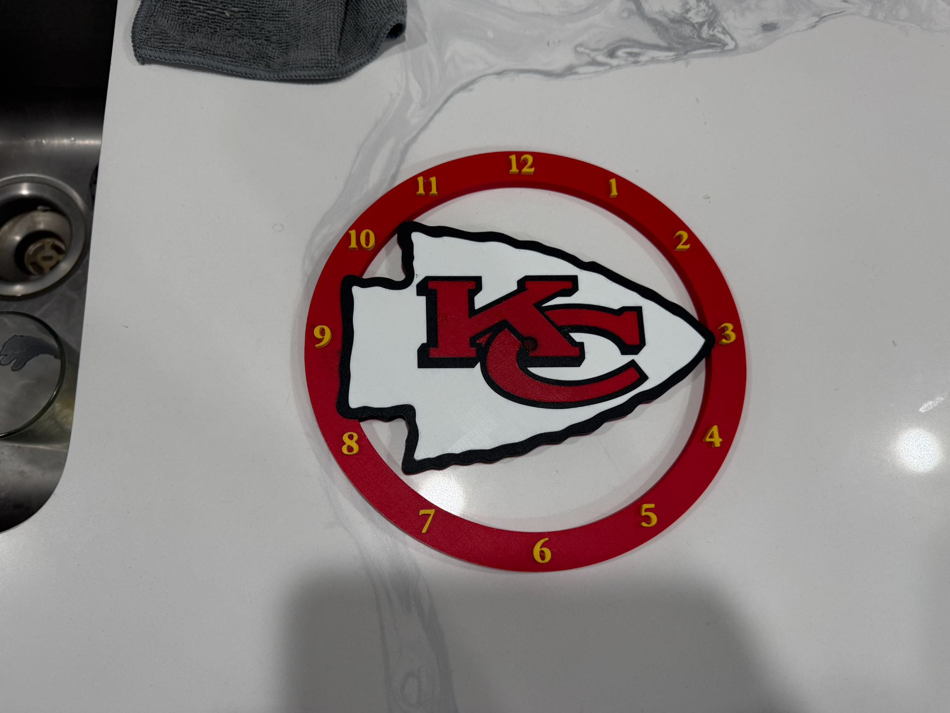 Kansas City Chiefs Clock