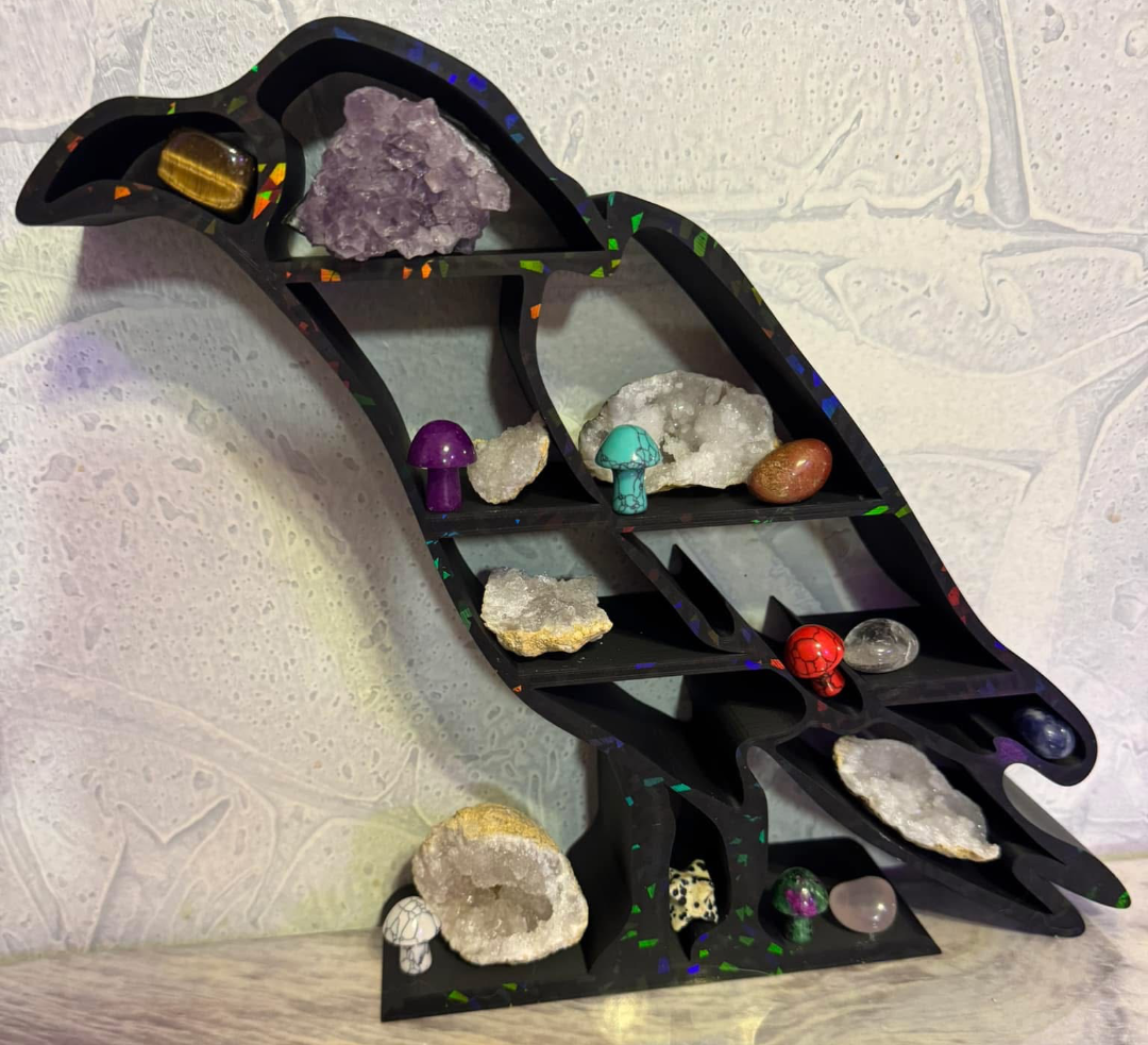 Raven Crystal desk shelf