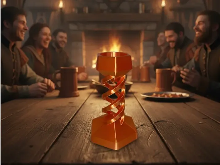 Candlestick hexagonal form