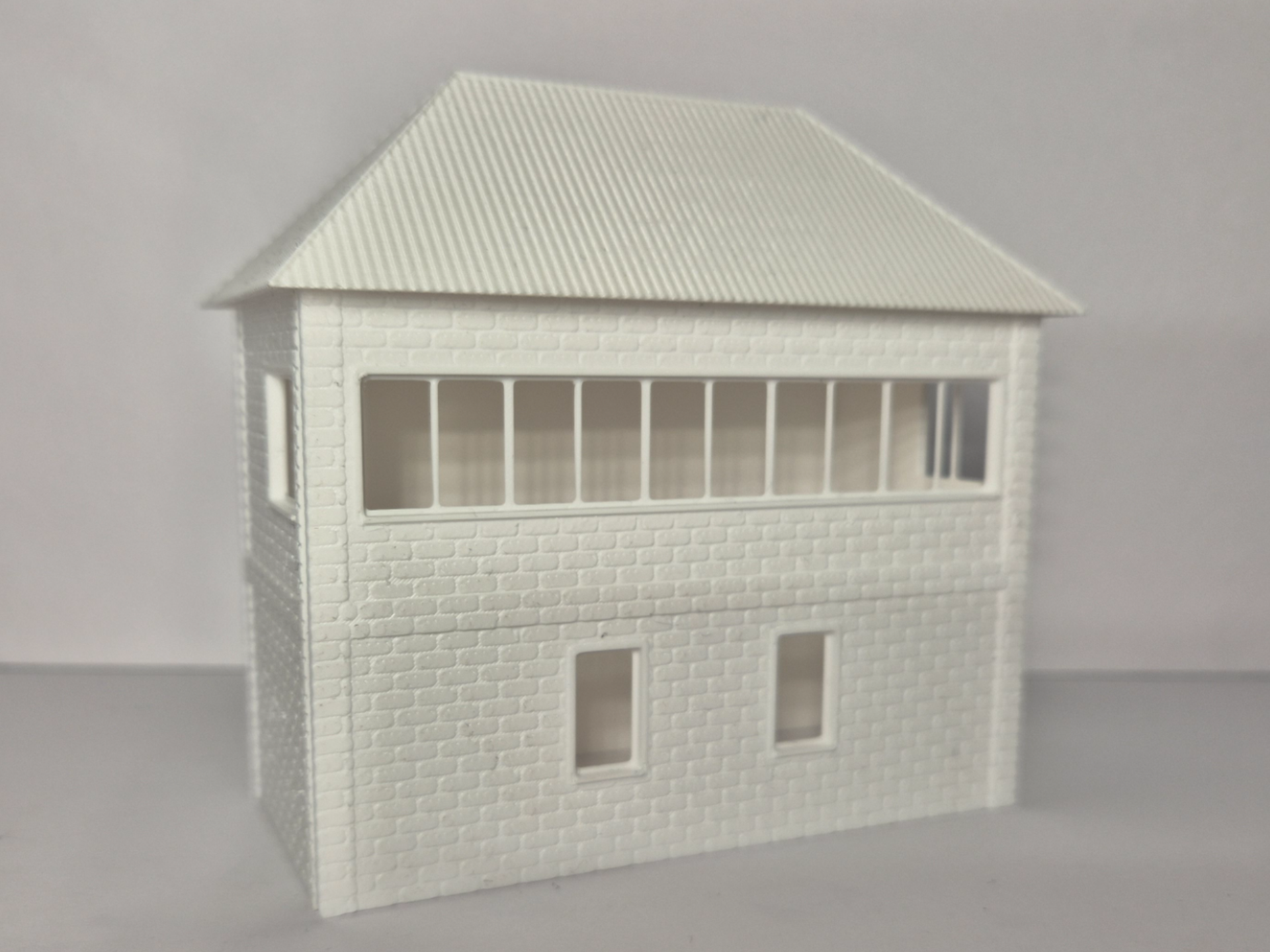 Brick Railway Signal Box H0 1:87