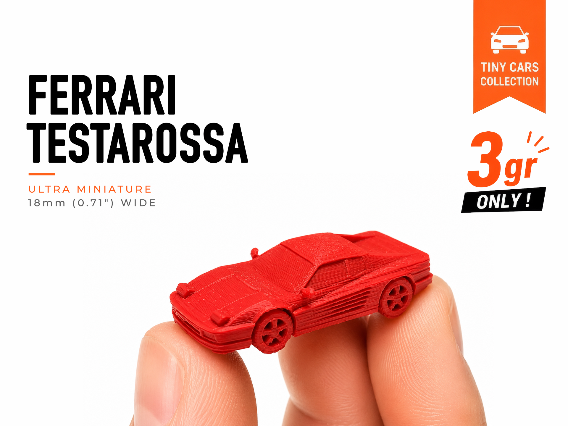 Tiny Ferrari Testarossa - Mini Cars Series