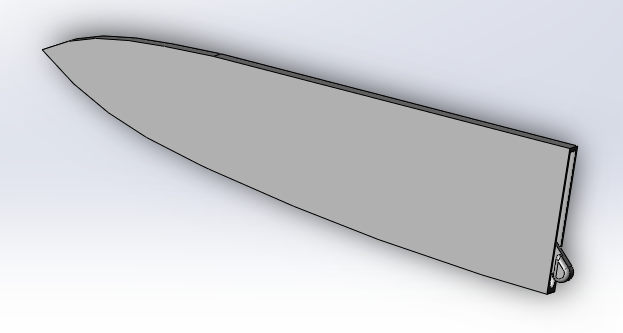Ikea 20cm Vardagen knife cover with safe