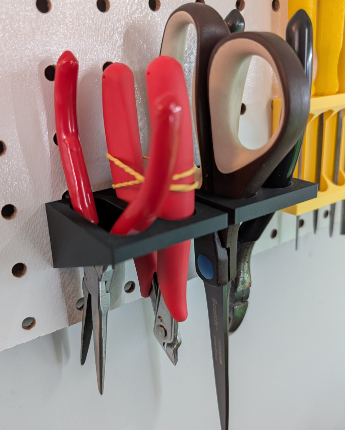 Peg Board Pliers Holder