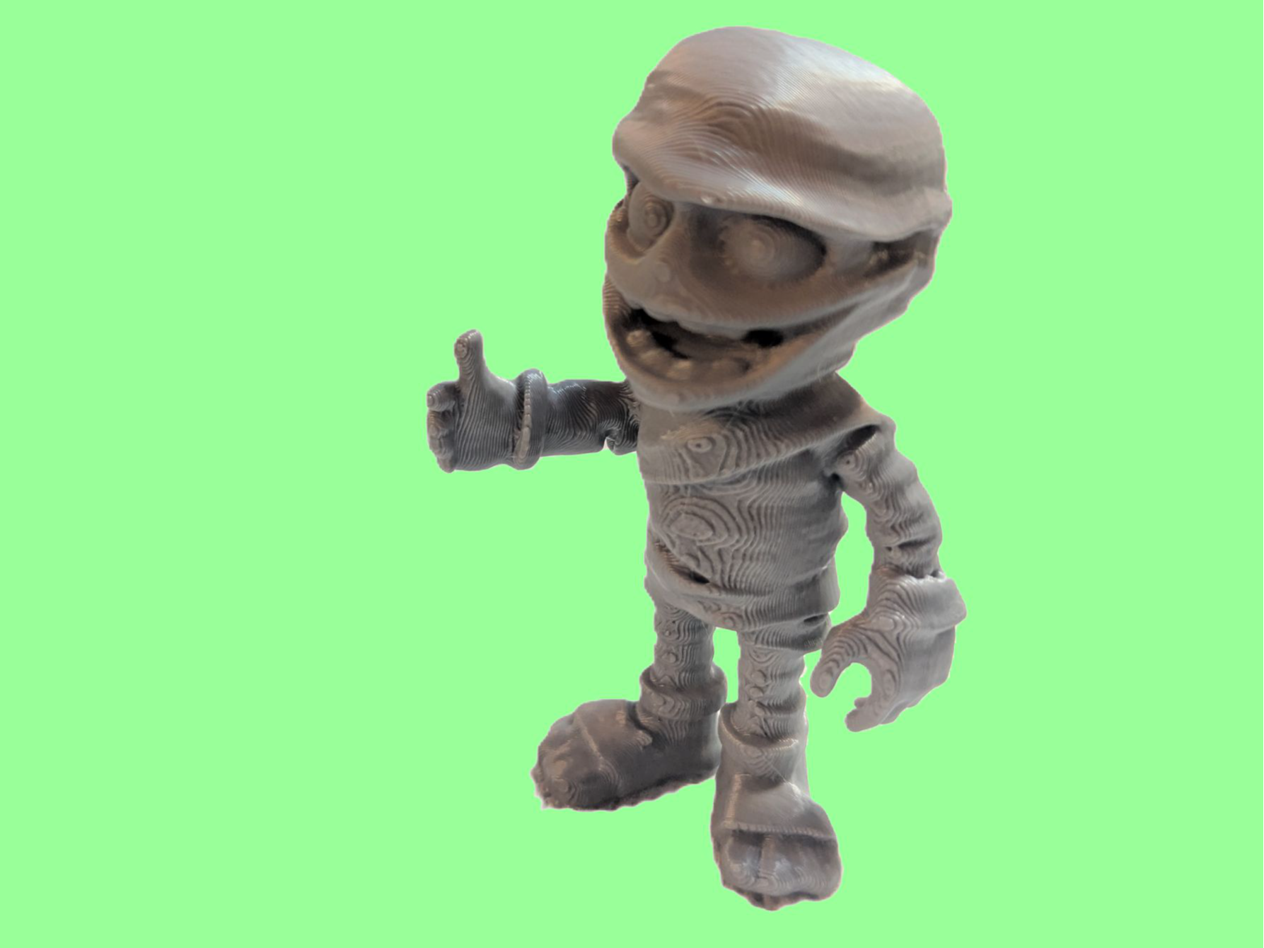 Cute Halloween Mummy - Thumbs Up!
