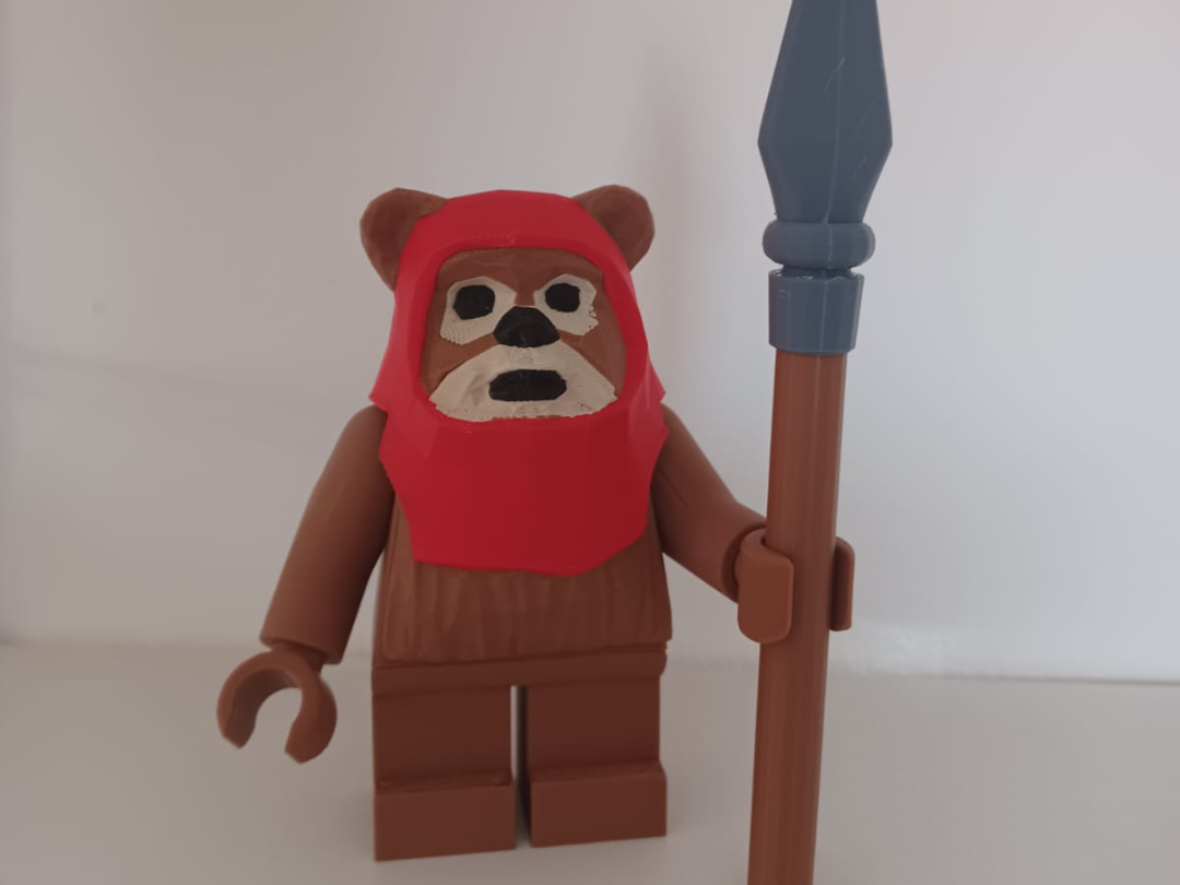 Ewok Brick Figure