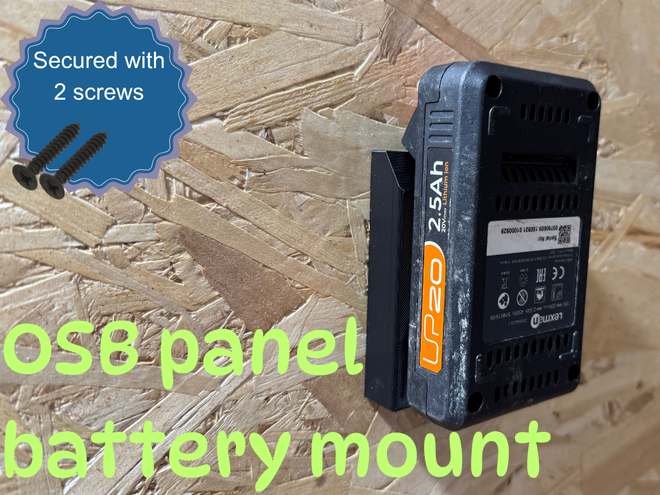 OSB-Tools Battery mount