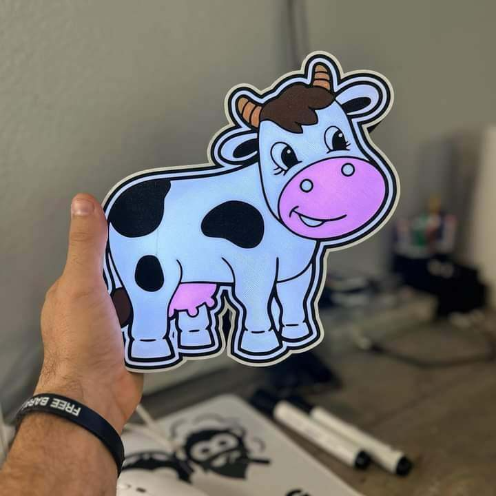 Dairy cow light box