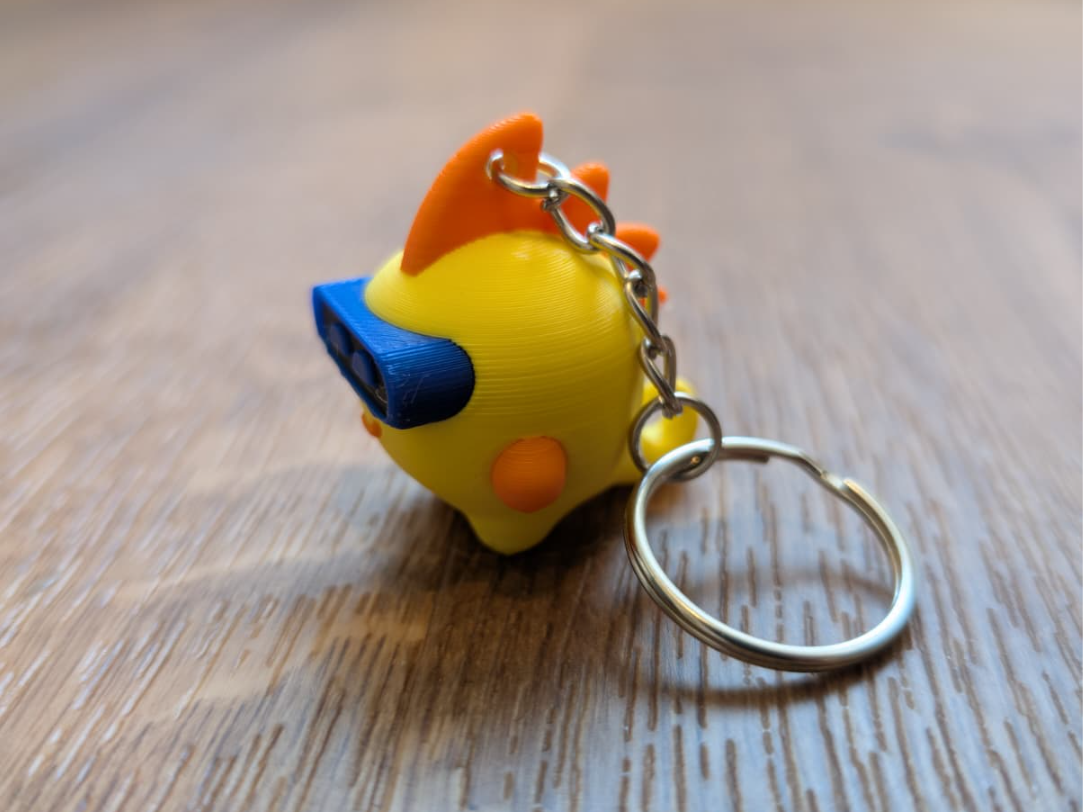 Grafana Grot Keychain – AMS Multicolor