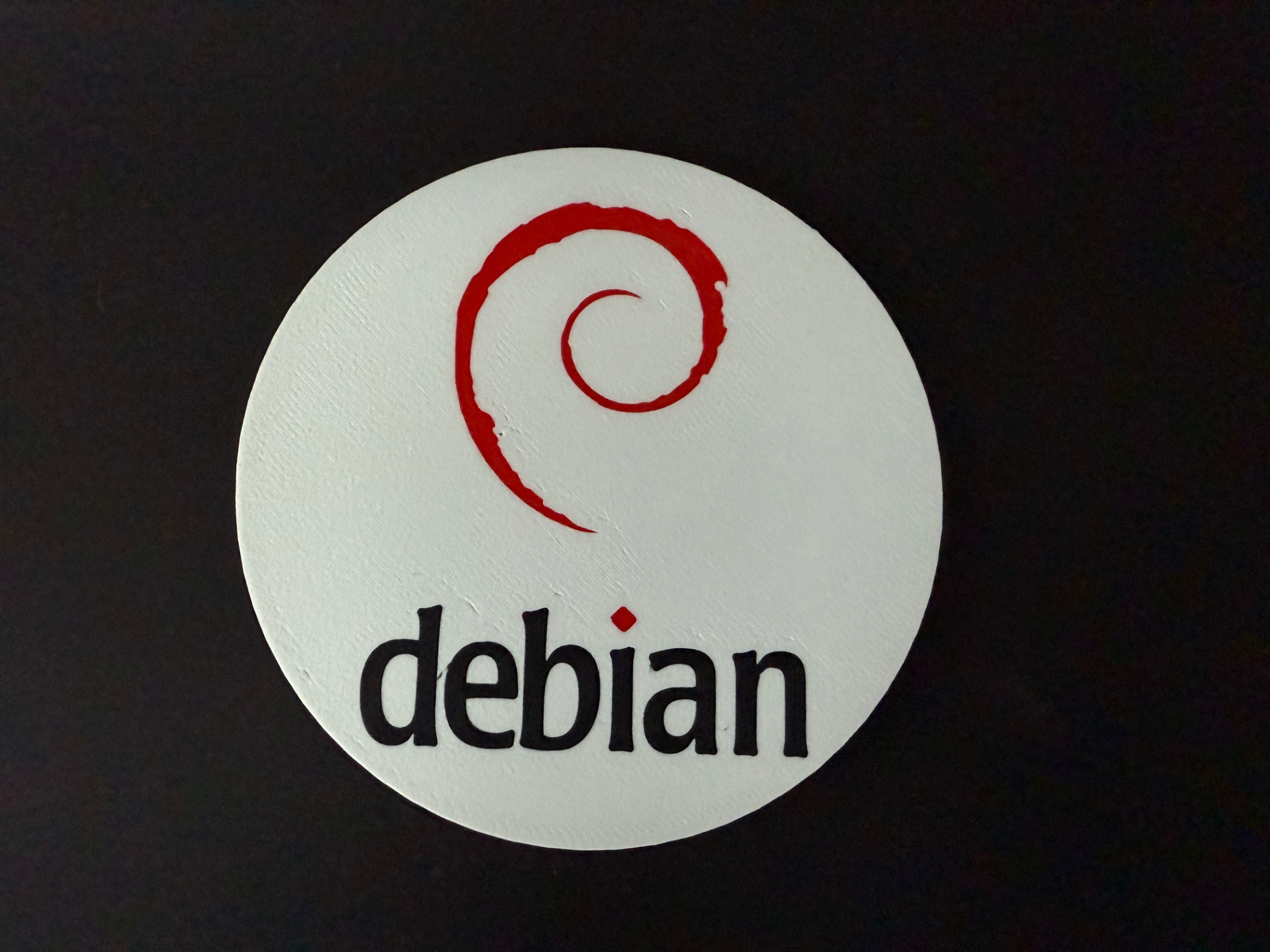 Debian Linux 100mmX2mm Coaster