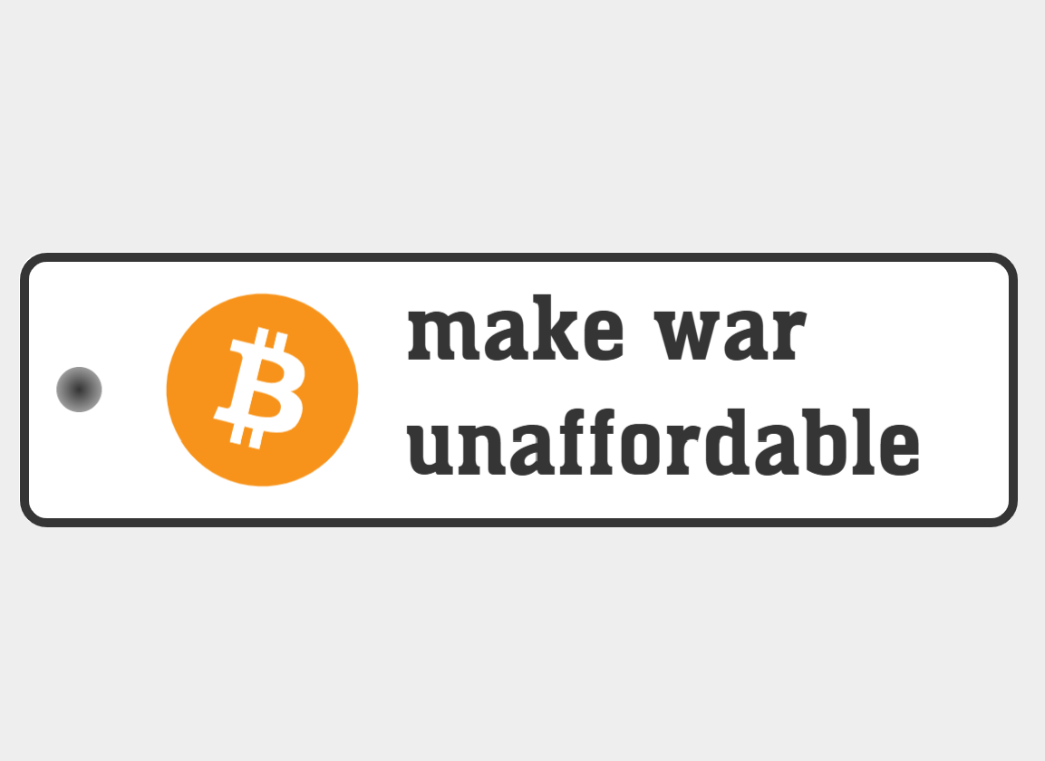 Bitcoin Backpack Tag