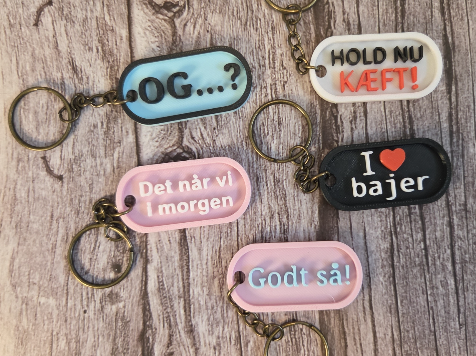 Danske nøgleringe