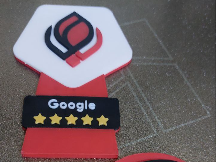 Google Review Stand with NFC Feature