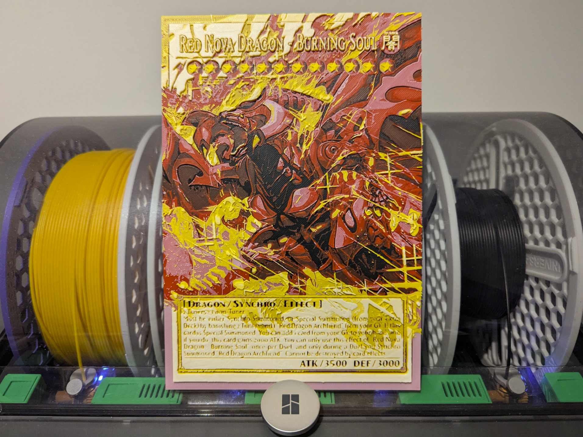 Red Nova Dragon Overframe Hueforge - Yugioh