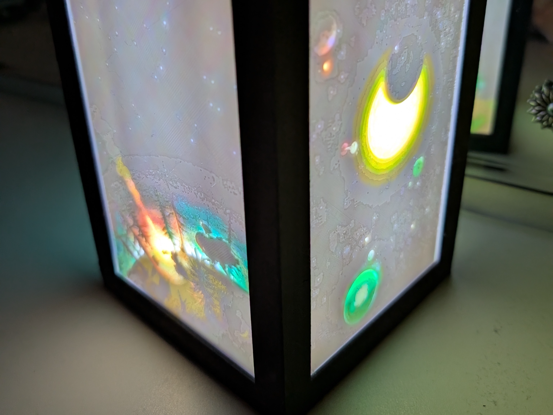Outer Wilds Lithophane lantern panels