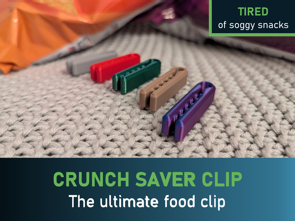 Crunch Saver Clip - The Ultimate Food Clip